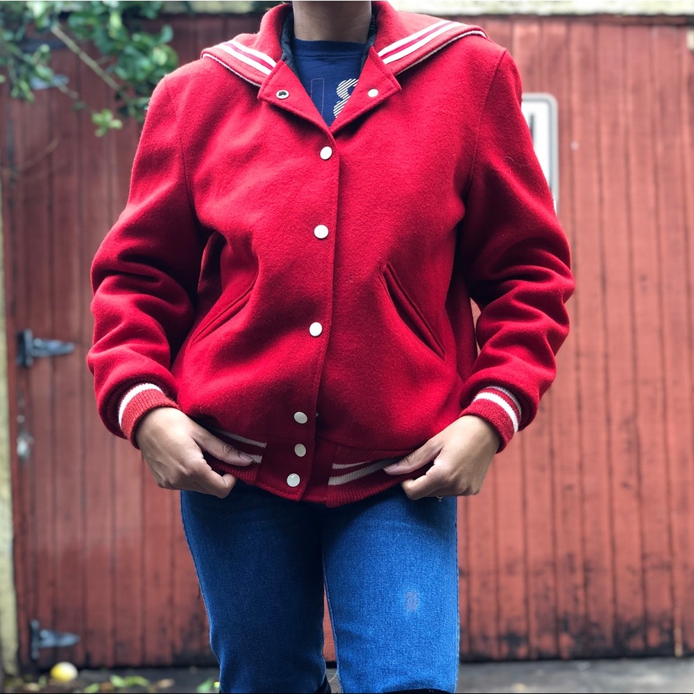 Vintage Sailor Collar Jacket